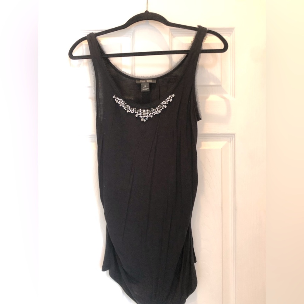 White House Black Market beaded top